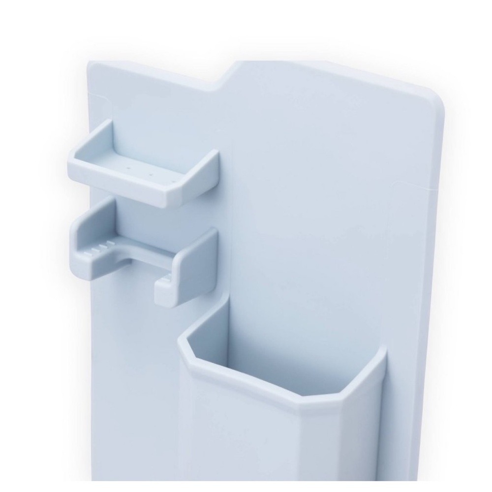Minimalist Wall-Mounted Bathroom Organizer w/ Mirror – Modern Storage 🤍 - Picture 3 of 4